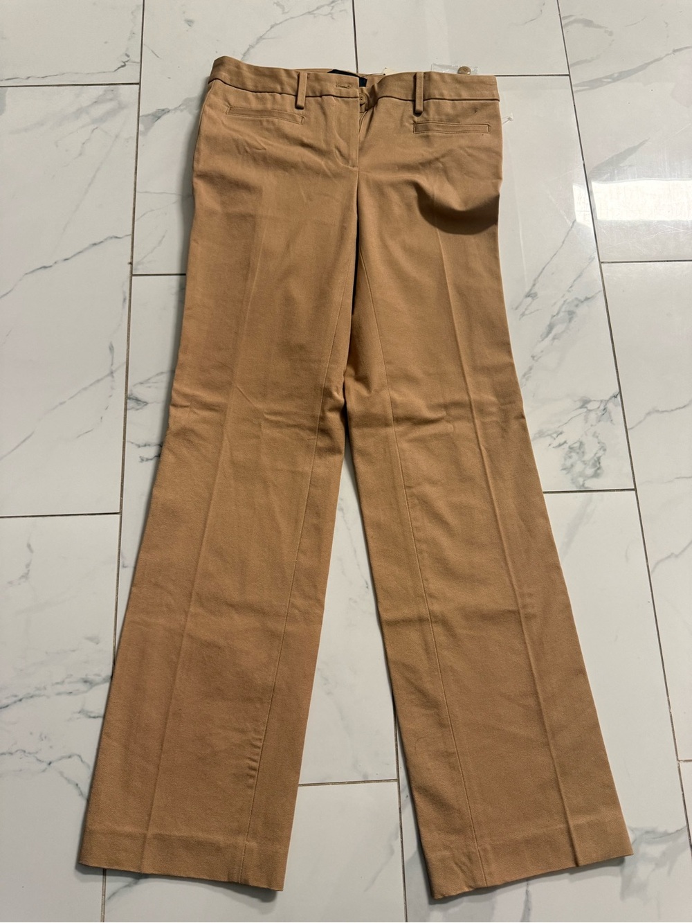 Talbots Women's Flared Jeans in Camel Brown